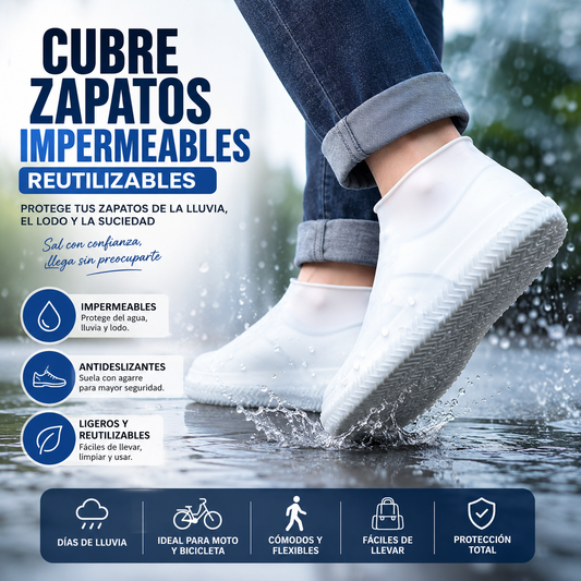 Cubre Zapatos Impermeables Reutilizables