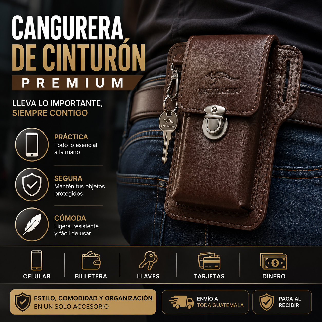 Cangurera de Cinturón Premium