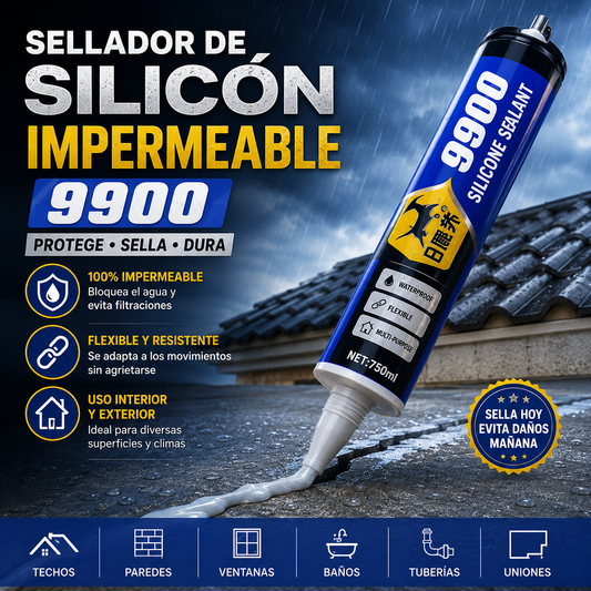 Sellador de Silicón Impermeable 9900