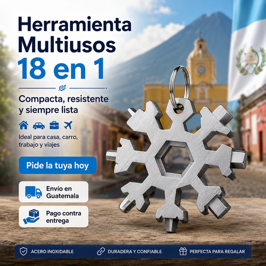 Herramienta Multiusos 18 en 1
