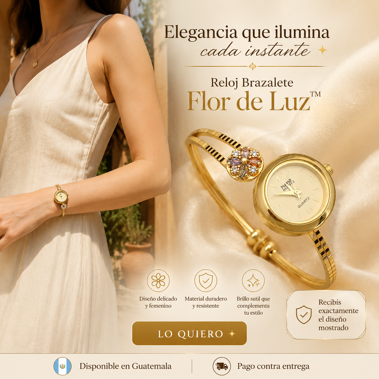 Reloj Brazalete Flor de Luz™