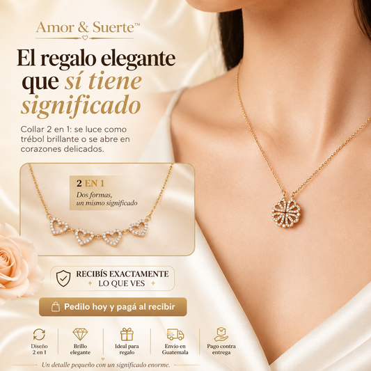 Collar Amor & Suerte™ 2 en 1